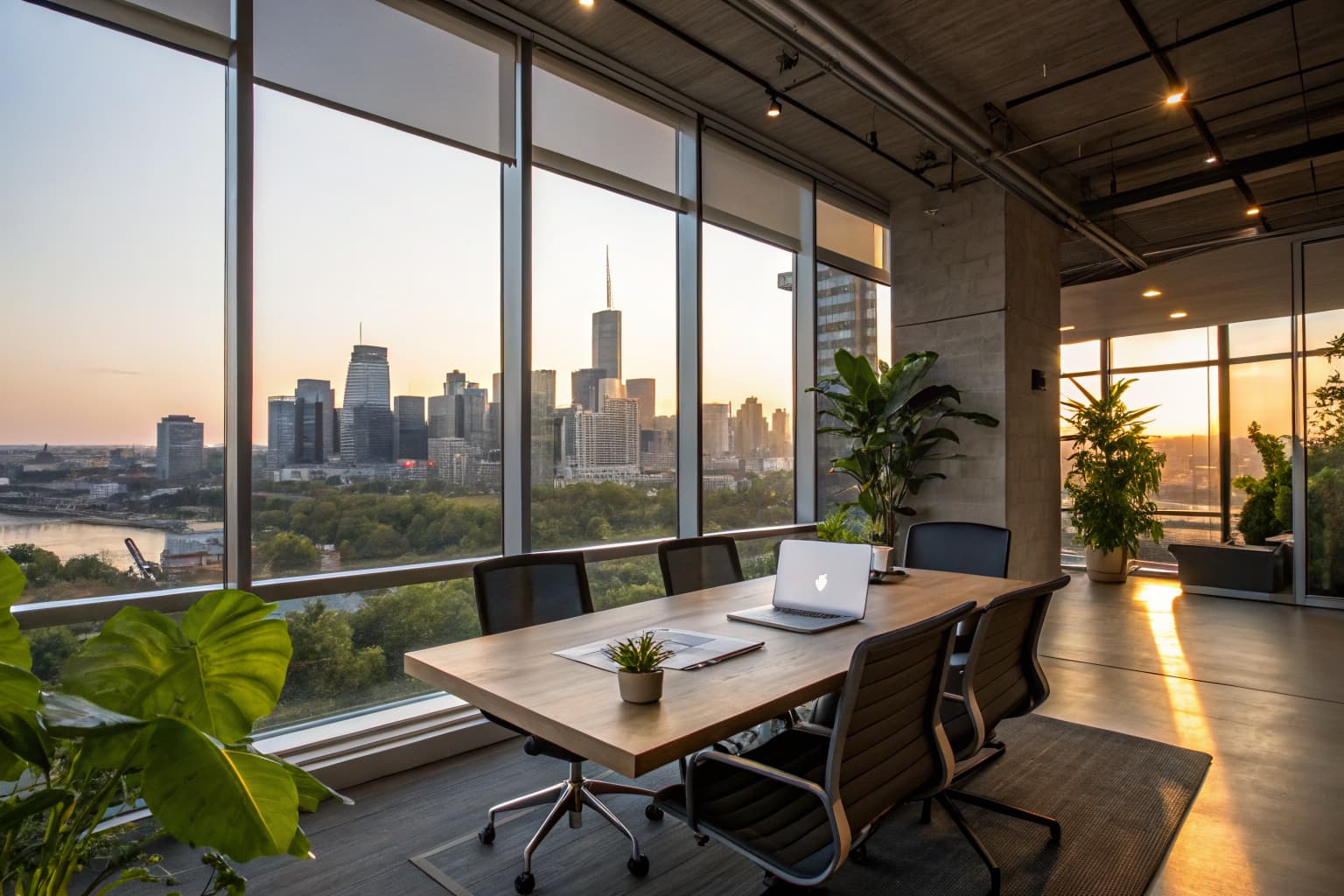 Josh's executive workspace